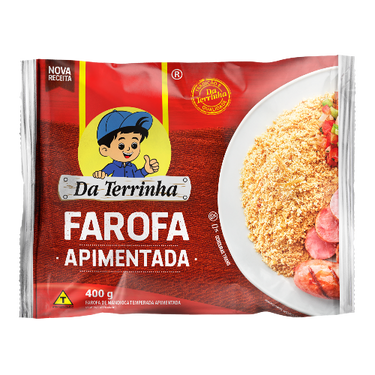 Farofa Apimentada 400g - Da Terrinha